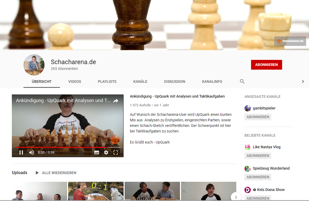 Screenshot von Schacharena